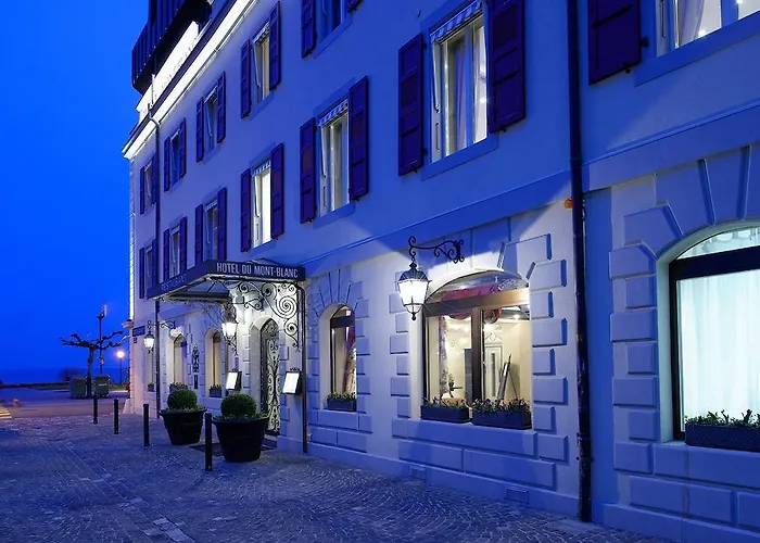 Romantik Mont Blanc Au Hotell